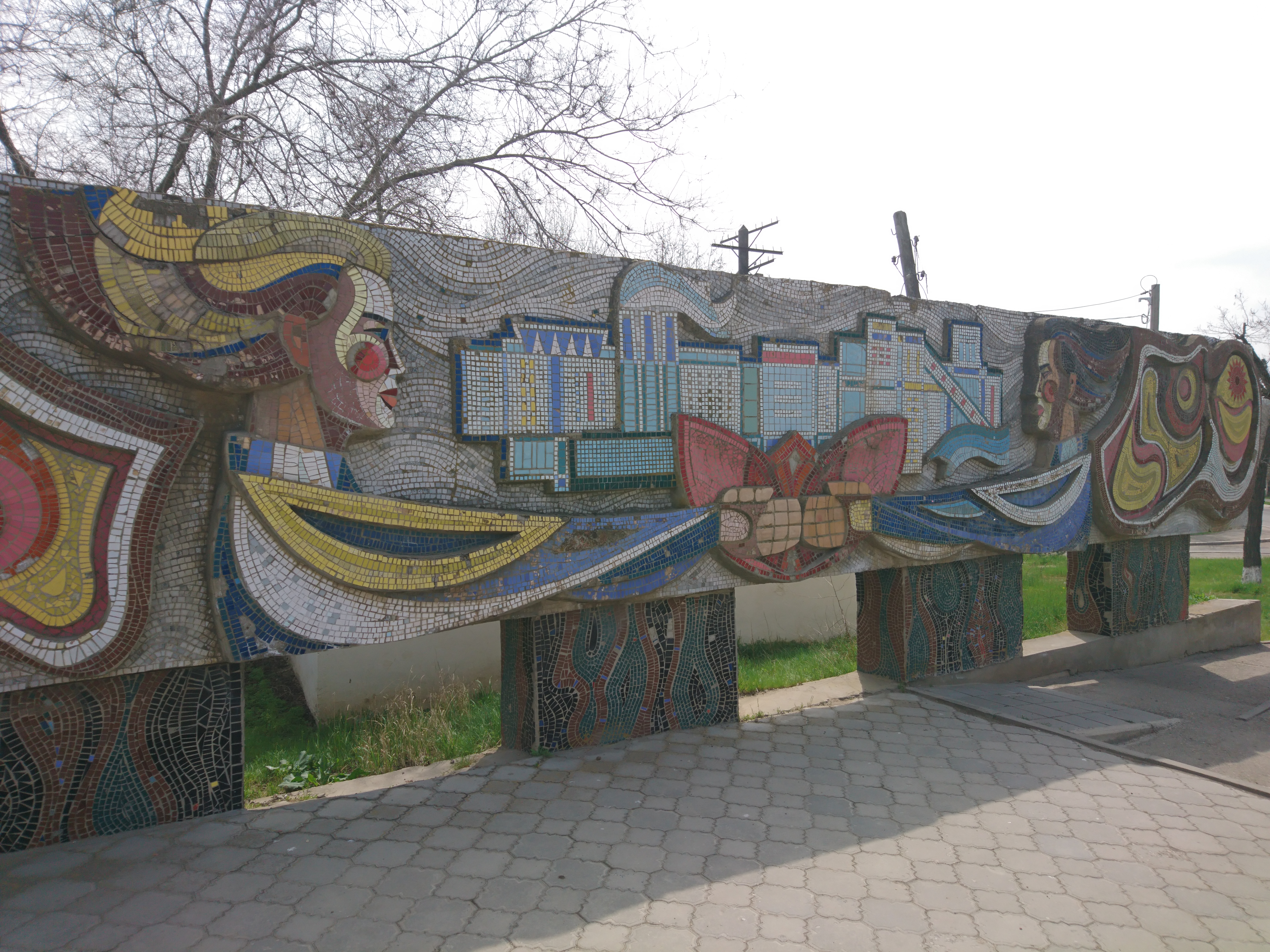 Панно «Цвети, Калмыкия!»